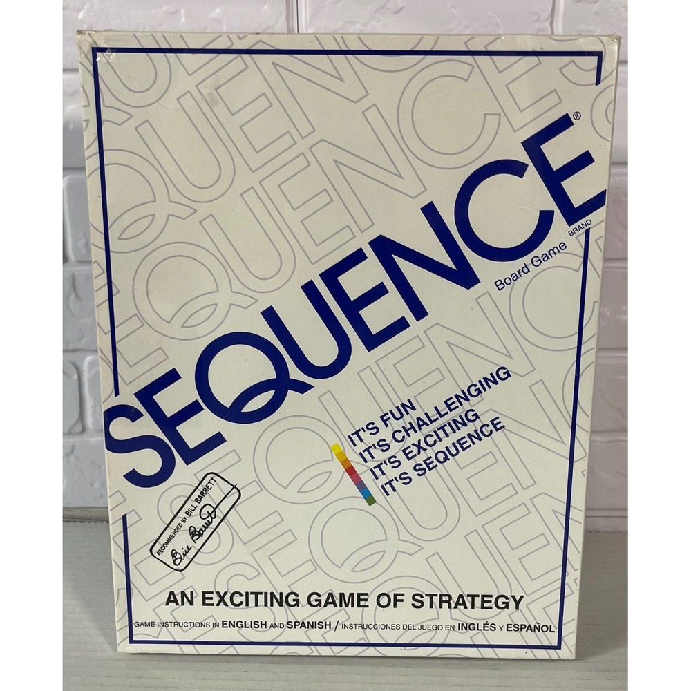 Jax Sequence Board Game Unisex OS White Strategy Game 8002